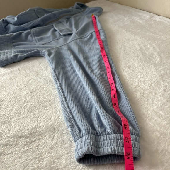 Aerie Groove On Zip Up Crop Jacket Size L Blue - Picture 14 of 14